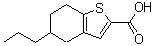 CAS 登录号：667436-13-7， 5-丙基-4,5,6,7-四氢-1-苯并噻吩-2-羧酸