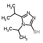 CAS 登录号：667437-59-4， 4,5-二异丙基-4H-1,2,4-三唑-3-硫醇