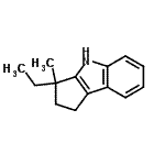 CAS 登录号：667466-11-7， 3-乙基-3-甲基-1,2,3,4-四氢环戊烯并[b]吲哚