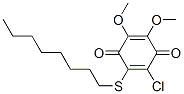 CAS#: 66777-02-4, 5-Chloro-2,3-Dimethoxy-6-(Octylthio)-1,4-Benzoquinone