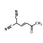 CAS 登录号：66780-30-1， [(1E)-3-氧代-1-丁烯-1-基]丙二腈