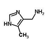 CAS 登录号：66780-83-4， 1-(4-甲基-1H-咪唑-5-基)甲胺
