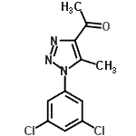 CAS 登录号：667865-24-9， 1-[1-(3,5-二氯苯基)-5-甲基-1H-1,2,3-三唑-4-基]乙酮