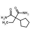 CAS 登录号：667899-29-8， 2-环戊基-2-乙基丙二酰胺