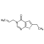 CAS 登录号：667903-47-1， 3-烯丙基-6-乙基噻吩并[2,3-d]嘧啶-4(3H)-酮