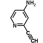 CAS 登录号：667932-24-3， 2-乙炔基吡啶-4-胺