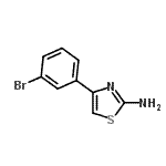 CAS 登录号：66796-30-3， 4-(3-溴苯基)-1,3-噻唑-2-胺