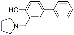CAS 登录号：66839-97-2， 3-(1-吡咯烷基甲基)联苯-4-醇