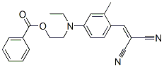 CAS 登录号：6684-20-4， 2-[[4-(2,2-二氰基乙烯基)-3-甲基苯基]乙基氨基]乙基苯甲酸酯