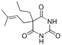 CAS 登录号:66842-95-3, 5-(3-甲基-2-丁烯基)-5-丙基巴比妥酸