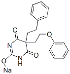 CAS 登录号:66843-10-5, 5-苯乙基-5-(2-苯氧基乙基)-2-钠氧基-4,6(1H,5H)-嘧啶二酮