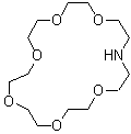 CAS 登录号：66843-21-8， 1,4,7,10,13,16-六氧杂-19-氮杂环二十一烷