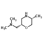 CAS 登录号：668434-95-5， N,N-二甲基-1-[(2S,5R)-5-甲基-2-吗啉基]甲胺