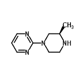 CAS 登录号：668484-57-9， 2-[(3R)-3-甲基-1-哌嗪基]嘧啶