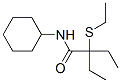 CAS 登录号：66859-56-1， N-环己基-2-乙基-2-(乙硫基)丁酰胺