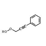 CAS 登录号：66894-71-1， 3-苯基-2-丙炔-1-基氢过氧化物