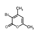 CAS 登录号：669-95-4， 3-溴-4,6-二甲基-2H-吡喃-2-酮