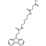 CAS 登录号:669073-62-5, 1-(9H-芴-9-基)-3,11-二氧代-2,7-二氧杂-4,10-二氮杂十四烷-14-酸