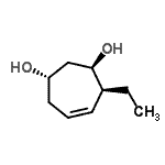 CAS 登录号：669078-51-7， (1S,3R,4S)-4-乙基-5-环庚烯-1,3-二醇