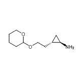 CAS 登录号：669087-54-1， (1R,2S)-2-[2-(四氢-2H-吡喃-2-基氧基)乙基]环丙胺