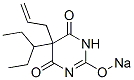 CAS 登录号:66941-67-1, 5-烯丙基-5-(1-乙基丙基)-2-钠氧基-4,6(1H,5H)-嘧啶二酮
