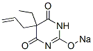 CAS 登录号:66941-68-2, 5-烯丙基-5-乙基-2-钠氧基-4,6(1H,5H)-嘧啶二酮
