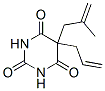 CAS 登录号：66941-74-0， 5-烯丙基-5-(2-甲基烯丙基)巴比妥酸