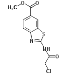 CAS#: 66947-90-8, Methyl 2-[(chloroacetyl)amino]-1,3-benzothiazole-6-carboxylate
