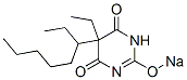 CAS 登录号:66968-29-4, 5-乙基-5-(1-乙基己基)-2-钠氧基-4,6(1H,5H)-嘧啶二酮