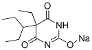 CAS 登录号:66968-36-3, 5-乙基-5-(1-乙基丙基)-2-钠氧基-4,6(1H,5H)-嘧啶二酮
