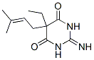 CAS 登录号:66968-46-5, 5-乙基-2,3-二氢-2-亚氨基-5-(3-甲基-2-丁烯基)-4,6(1H,5H)-嘧啶二酮