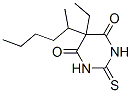 CAS 登录号:66968-97-6, 5-乙基-2,3-二氢-5-(1-甲基戊基)-2-硫代-4,6(1H,5H)-嘧啶二酮