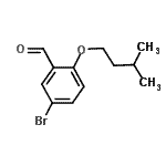 CAS#: 669739-11-1, 5-Bromo-2-(3-methylbutoxy)benzaldehyde