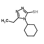 CAS 登录号：669744-12-1， 4-环己基-5-乙基-2,4-二氢-3H-1,2,4-三唑-3-硫酮