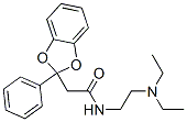 CAS#: 67011-37-4, N-(2-Diethylaminoethyl)-2-Phenyl-1,3-Benzodioxole-2-Acetamide