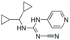 CAS 登录号：67026-51-1， 2-氰基-1-(二环丙基甲基)-3-(4-吡啶基)胍