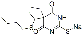 CAS 登录号：67050-67-3， 5-[1-(丁基硫代)乙基]-5-乙基-2-钠硫基-4,6(1H,5H)-嘧啶二酮