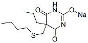 CAS#: 67050-77-5, 5-(Butylthiomethyl)-5-Propyl-2-Sodiooxy-4,6(1H,5H)-Pyrimidinedione