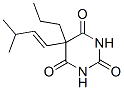 CAS 登录号:67051-28-9, 5-(3-甲基-1-丁烯基)-5-丙基巴比妥酸