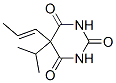 CAS 登录号:67051-43-8, 5-异丙基-5-(1-丙烯基)-2,4,6(1H,3H,5H)-嘧啶三酮