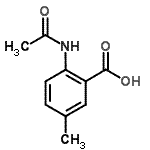 CAS 登录号：67081-68-9， 2-乙酰氨基-5-甲基苯甲酸