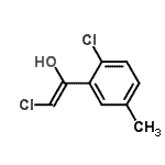 CAS 登录号：67241-51-4， (Z)-2-氯-1-(2-氯-5-甲基苯基)乙烯醇