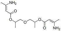 CAS 登录号:67252-64-6, 氧基二(甲基乙烷-1,2-二基) 3-氨基-2-丁烯酸酯