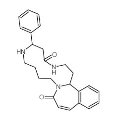 CAS 登录号：67257-79-8， 2,3,6,7,8,9,10,11-八氢-6-苯基-1H-[1,5,9]三氮杂环十三烷并[2,1-a][2]苯并氮杂卓-4,13(5H,19bH)-二酮