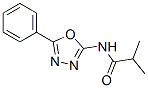CAS 登录号:67292-58-4, 2-(1-氧代-2-甲基丙基氨基)-5-苯基-1,3,4-恶二唑