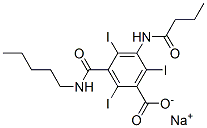 CAS#: 67292-85-7, 5-Butyrylamino-N-Pentyl-2,4,6-Triiodoisophthalamic Acid Sodium Salt