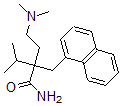 CAS 登录号：67293-07-6， alpha-[2-(二甲基氨基)乙基]-alpha-异丙基-1-萘丙酰胺