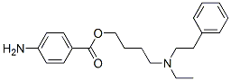 CAS 登录号:67293-20-3, 4-氨基苯甲酸 4-(乙基苯乙基氨基)丁酯