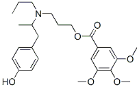 CAS 登录号：67293-63-4， 3,4,5-三甲氧基苯甲酸 3-[N-[2-(4-羟基苯基)-1-甲基乙基]-N-丙基氨基]丙基酯