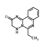 CAS 登录号：672952-27-1， 6-乙基-3,4-二氢-2H-[1,2,4]三嗪并[2,3-c]喹唑啉-2-酮